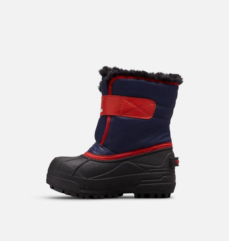 Kids Snow Boots Navy/Red - Sorel Childrens Commander™ - 470563-VGO